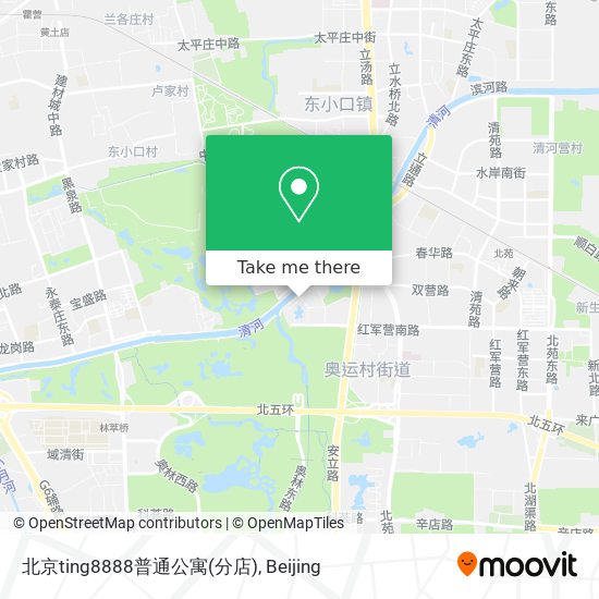 北京ting8888普通公寓(分店) map