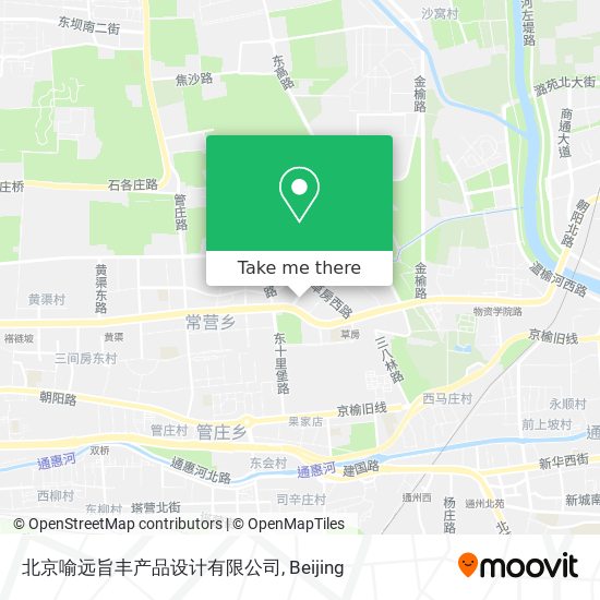 北京喻远旨丰产品设计有限公司 map