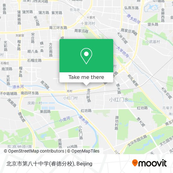 北京市第八十中学(睿德分校) map