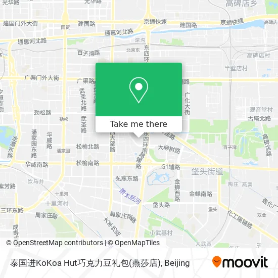 泰国进KoKoa Hut巧克力豆礼包(燕莎店) map
