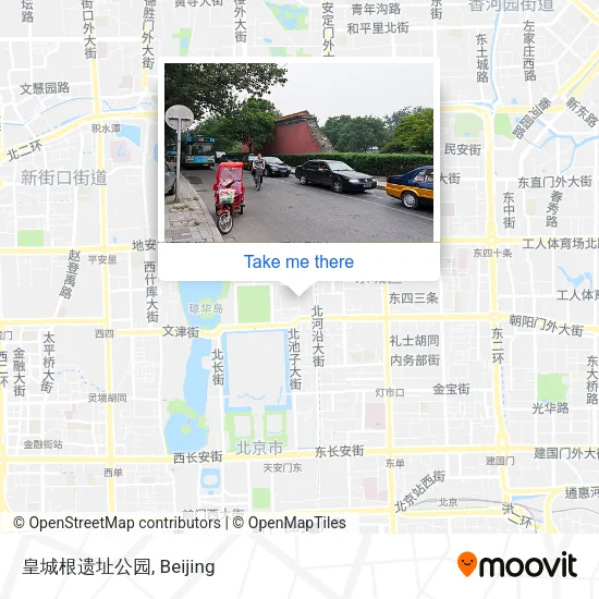 皇城根遗址公园 map