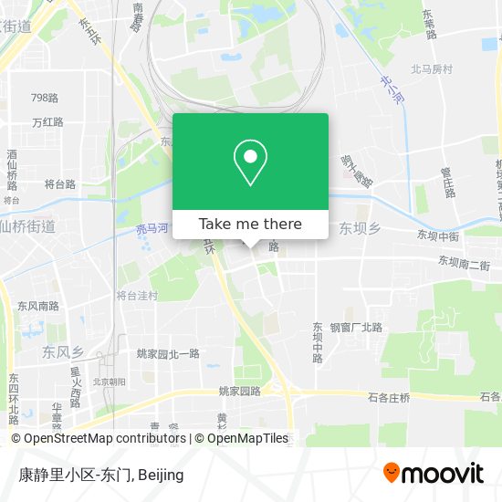 康静里小区-东门 map
