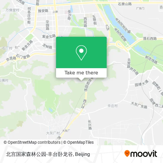 北宫国家森林公园-丰台卧龙谷 map
