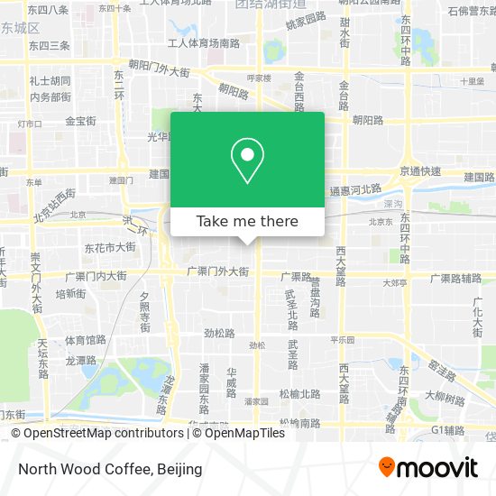 North Wood Coffee map