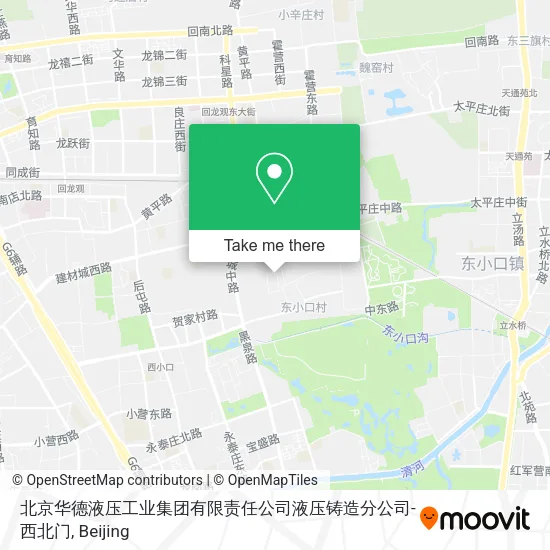 北京华德液压工业集团有限责任公司液压铸造分公司-西北门 map
