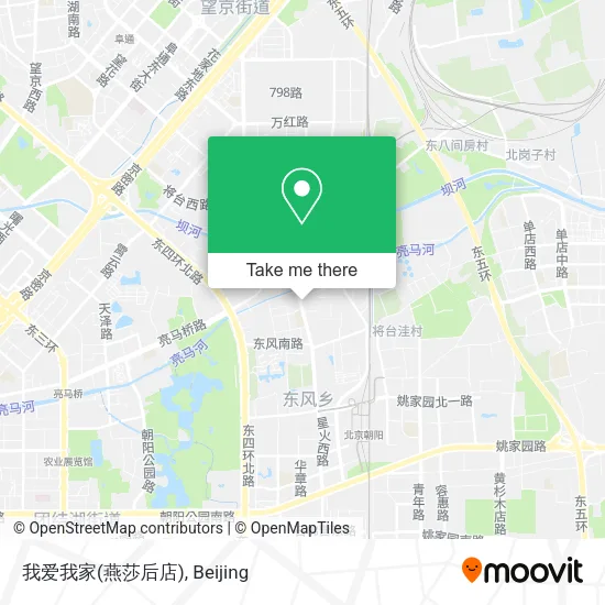 我爱我家(燕莎后店) map