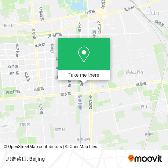思邈路口 map