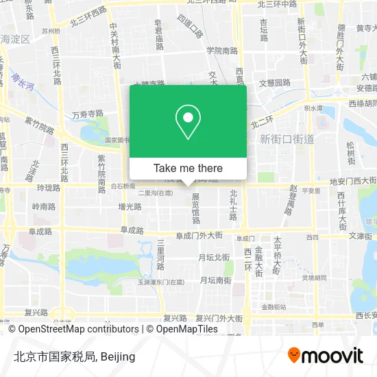 北京市国家税局 map