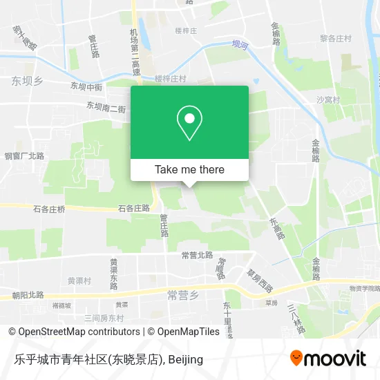 乐乎城市青年社区(东晓景店) map