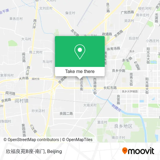 欣福良苑B座-南门 map