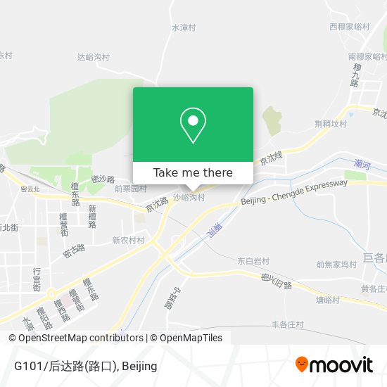 G101/后达路(路口) map
