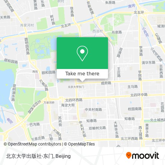 北京大学出版社-东门 map