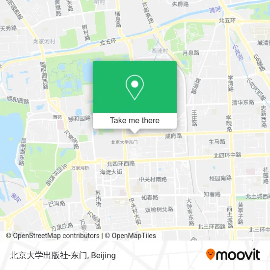 北京大学出版社-东门 map
