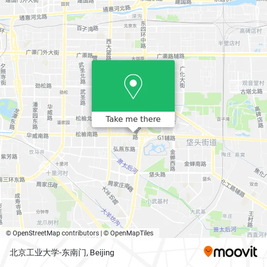 北京工业大学-东南门 map
