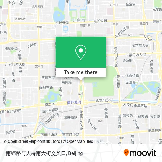 南纬路与天桥南大街交叉口 map