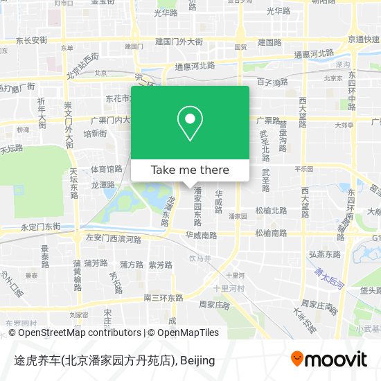 途虎养车(北京潘家园方丹苑店) map