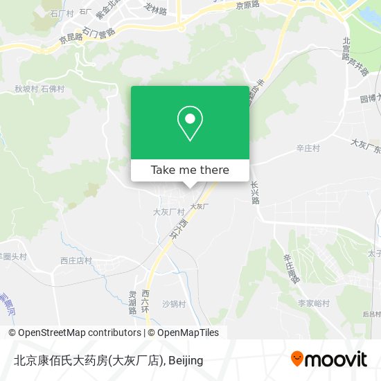 北京康佰氏大药房(大灰厂店) map