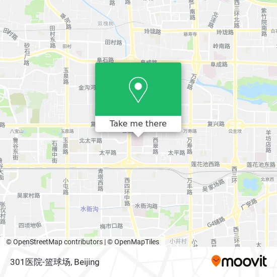 301医院-篮球场 map