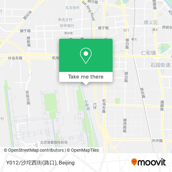 Y012/沙坨西街(路口) map