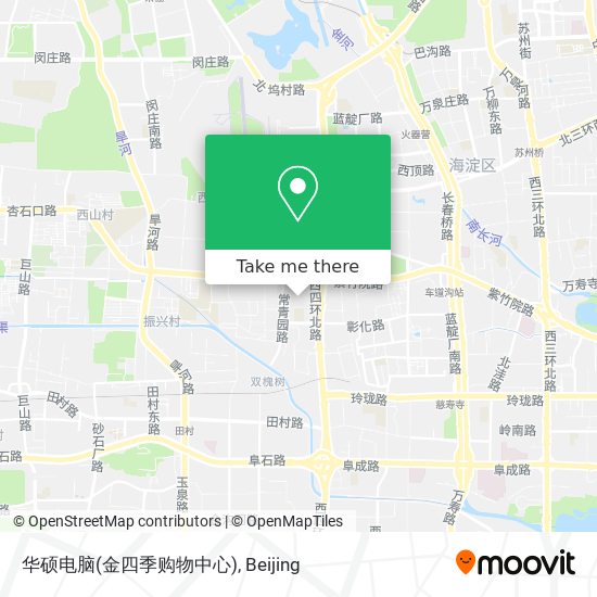 华硕电脑(金四季购物中心) map