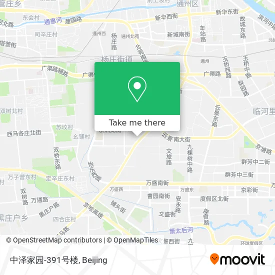 中泽家园-391号楼 map