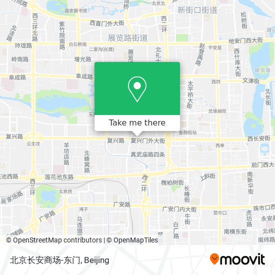 北京长安商场-东门 map