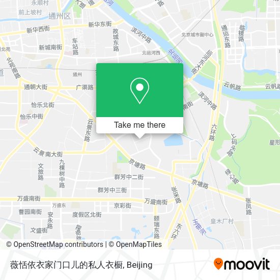 薇恬依衣家门口儿的私人衣橱 map