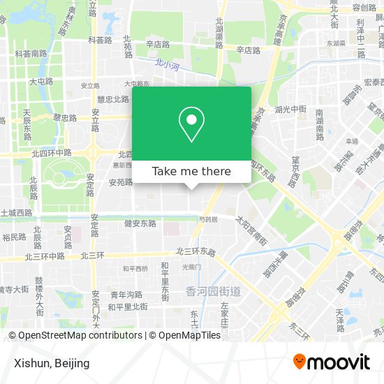 Xishun map