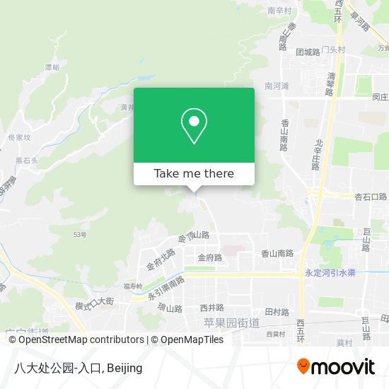 八大处公园-入口 map