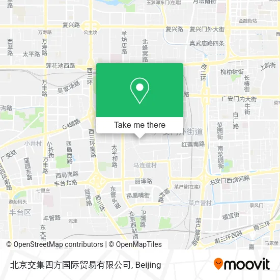 北京交集四方国际贸易有限公司 map