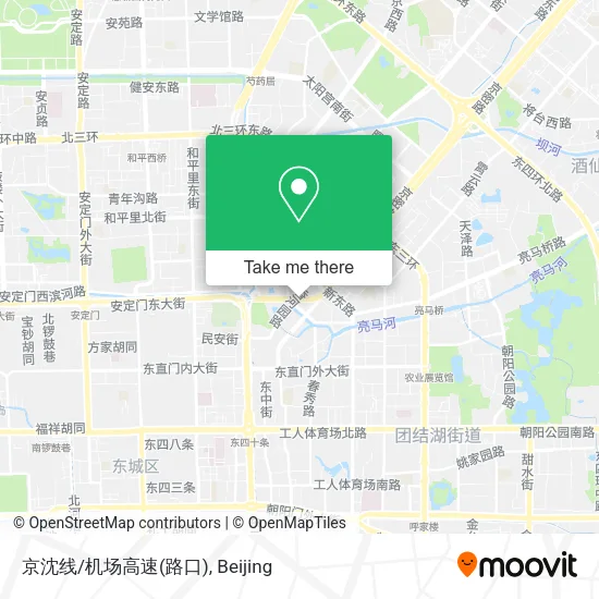 京沈线/机场高速(路口) map