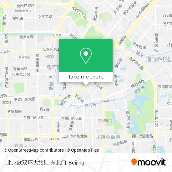 北京欣双环大旅社-东北门 map
