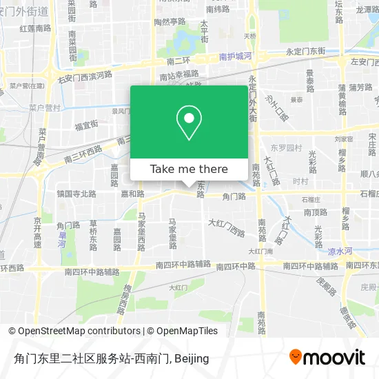 角门东里二社区服务站-西南门 map
