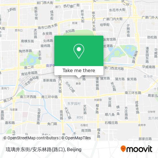 琉璃井东街/安乐林路(路口) map