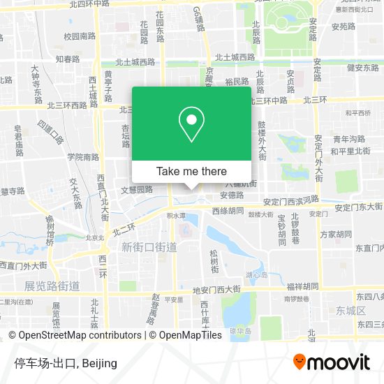 停车场-出口 map