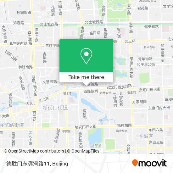 德胜门东滨河路11 map