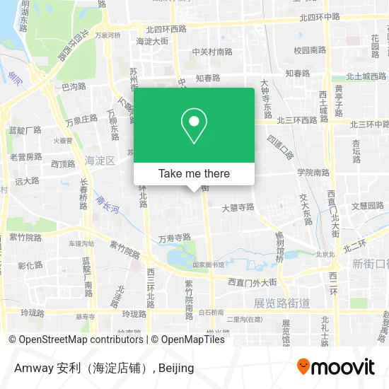 Amway 安利（海淀店铺） map