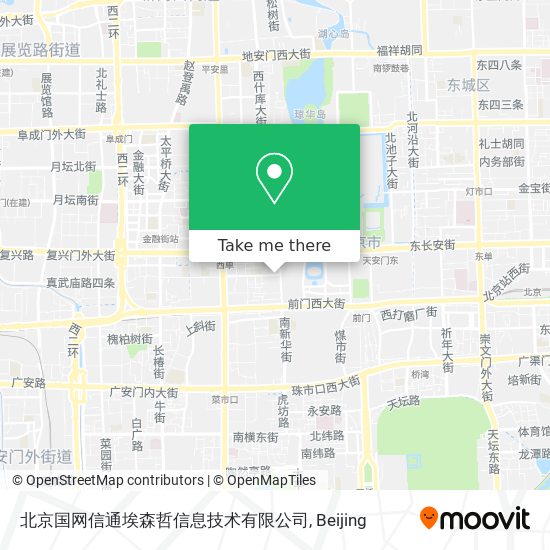 北京国网信通埃森哲信息技术有限公司 map