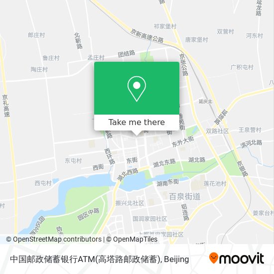 中国邮政储蓄银行ATM(高塔路邮政储蓄) map
