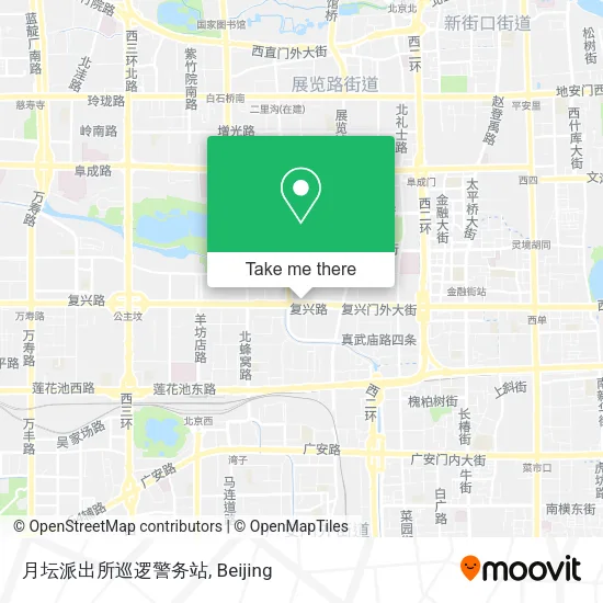 月坛派出所巡逻警务站 map