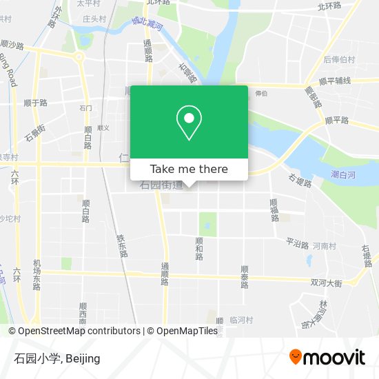 石园小学 map