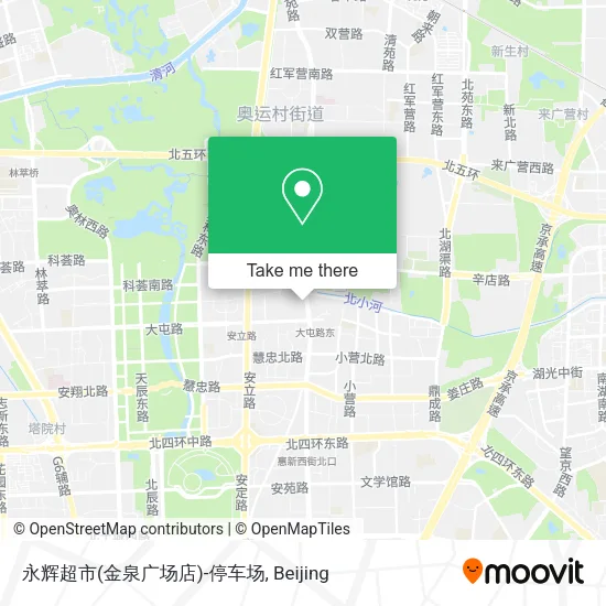 永辉超市(金泉广场店)-停车场 map