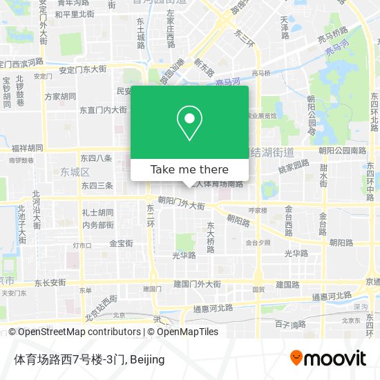 体育场路西7号楼-3门 map