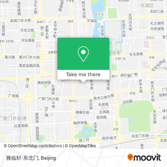 雅临轩-东北门 map