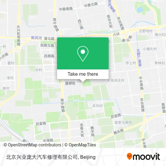 北京兴业庞大汽车修理有限公司 map