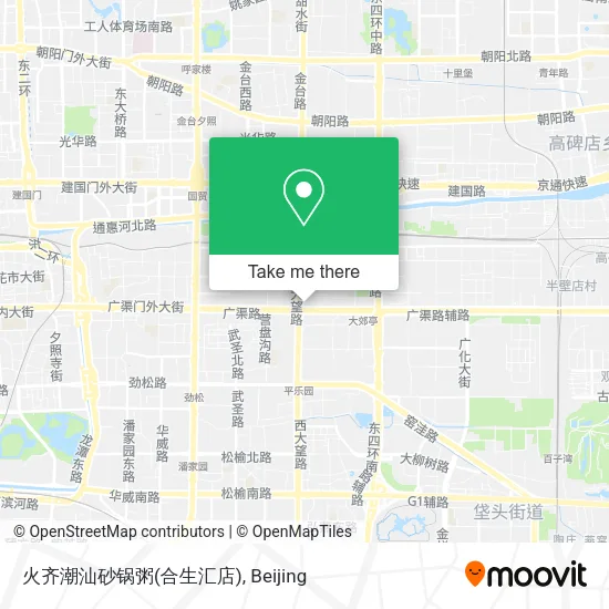 火齐潮汕砂锅粥(合生汇店) map