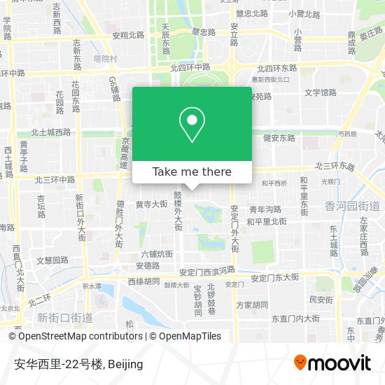 安华西里-22号楼 map