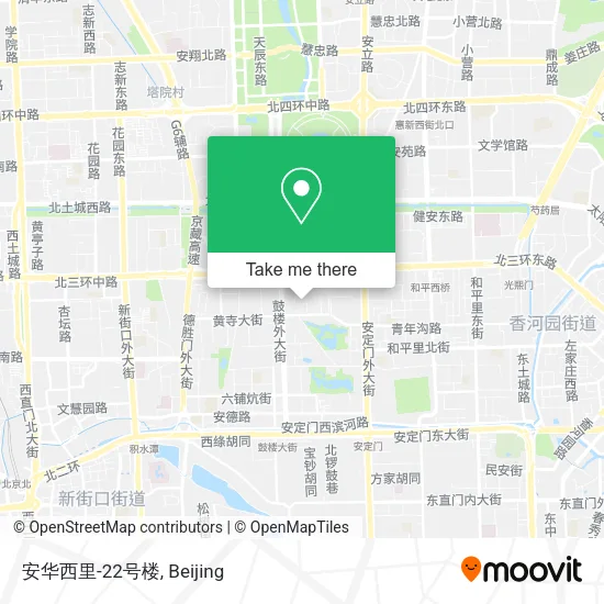 安华西里-22号楼 map