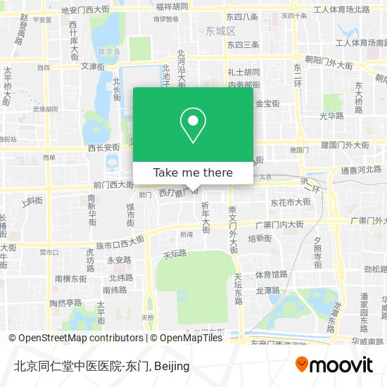 北京同仁堂中医医院-东门 map