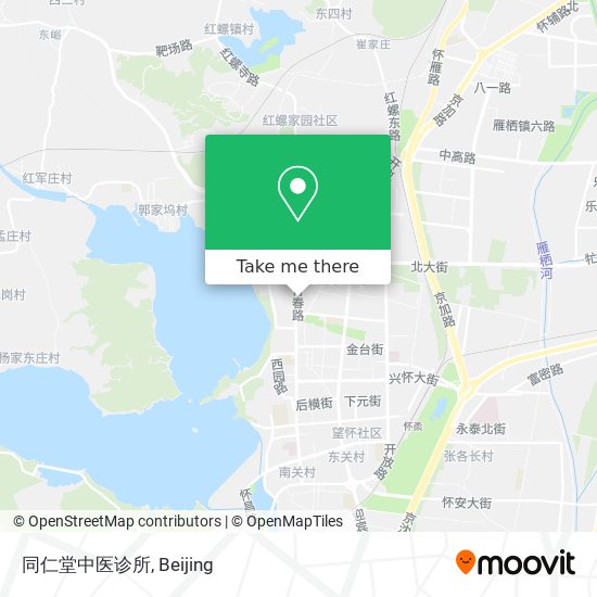 同仁堂中医诊所 map